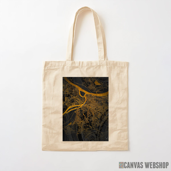 Ceger Beograd mapa - crno zlatno