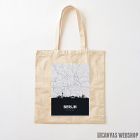 Ceger Berlin mapa i silueta grada