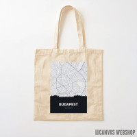 Ceger Budimpešta mapa i silueta grada