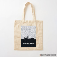 Ceger Kuala Lumpur mapa i silueta grada Ceger Kuala Lumpur mapa i silueta grada