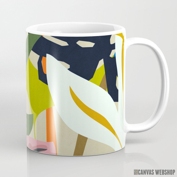 Šolja Apstrakcija džungle