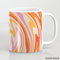 Šolja Apstraktni vrtlog boja Šolja Apstraktni vrtlog boja