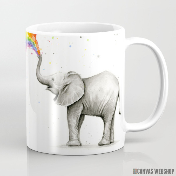 Šolja Beba slon prska dugu