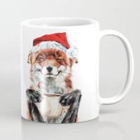 Šolja Božićno jutro lisica