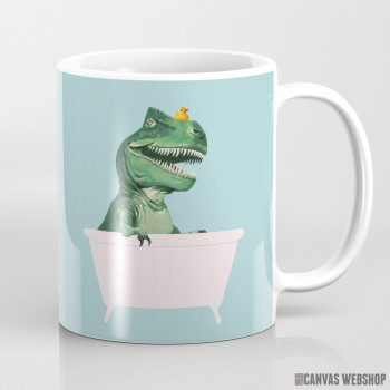 Šolja Razigrani T-Rex u kadi