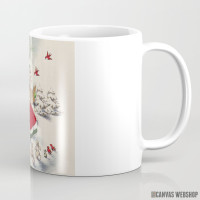 Šolja Retro božićna devojka Šolja Retro božićna devojka