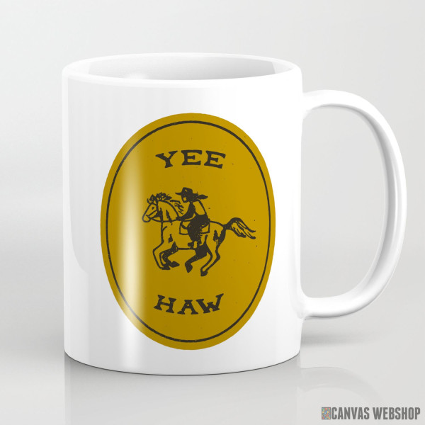 Šolja Yee Haw u zlatu