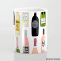 Šolja Vino i šampanjac flaše Šolja Vino i šampanjac flaše