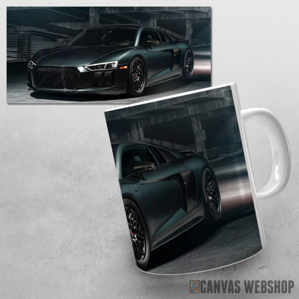 Šolja Audi R8 ispod mosta