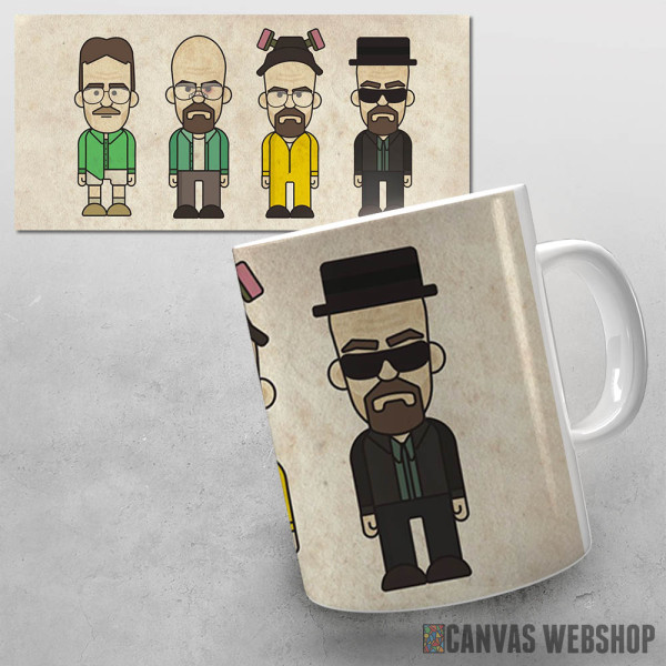 Šolja Evolucija Walter White Šolja Evolucija Walter White