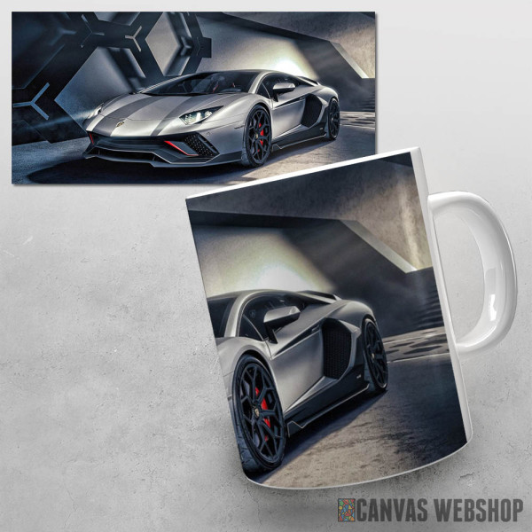 Šolja sivi Aventador