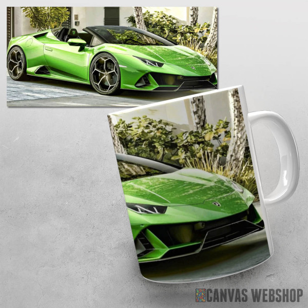 Šolja zeleni kabriolet Huracan