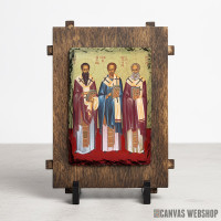 Ikona Tri Svetitelja (Vasilije Veliki, Grigorije Bogoslov, Jovan Zlatousti)