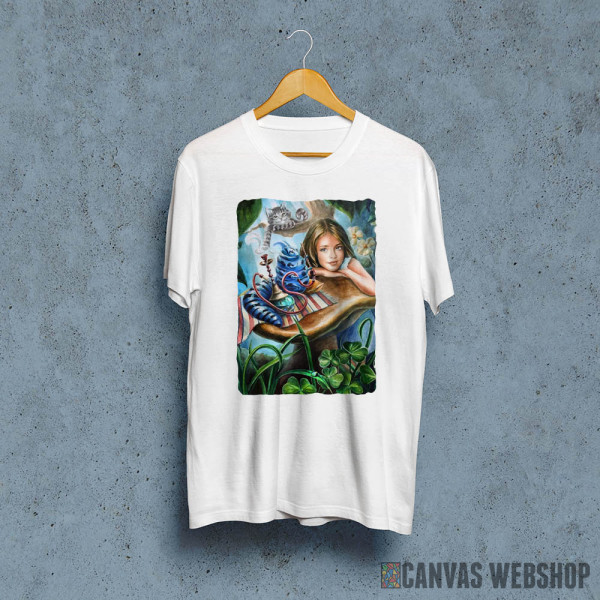 Alice and blue caterpillar