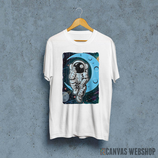 Astronaut Sits On Asteroid