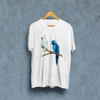 Beli i plavi papagaj