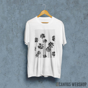Black And White Palms