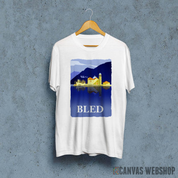 Bled lake water reflection