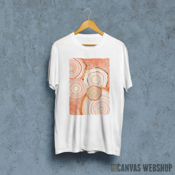 Coral Agate Abstract