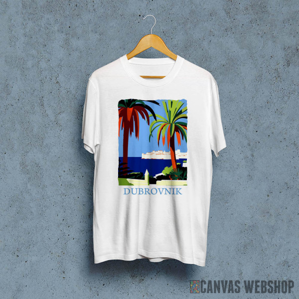 Dubrovnik under the palms