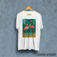 Flamingos Birds on water