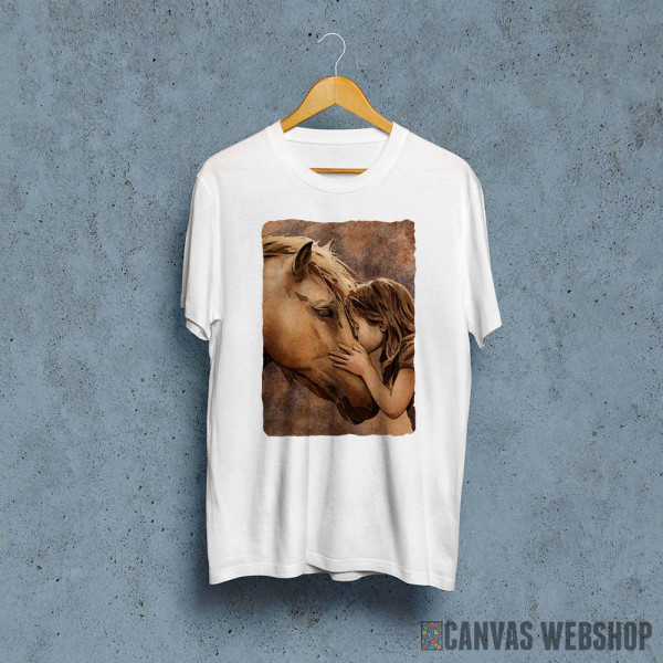 Horse and Girl Canvas