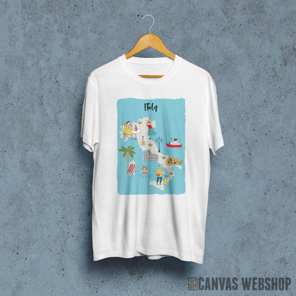Ilustrovana mapa Italije Ilustrovana mapa Italije