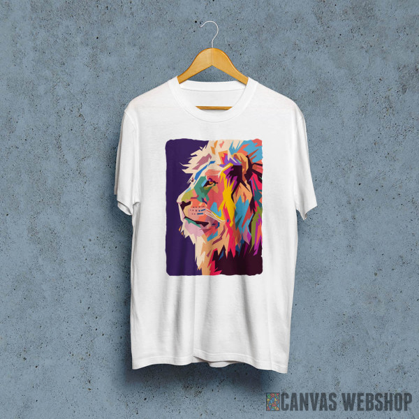 Lion face from side Lion face from side