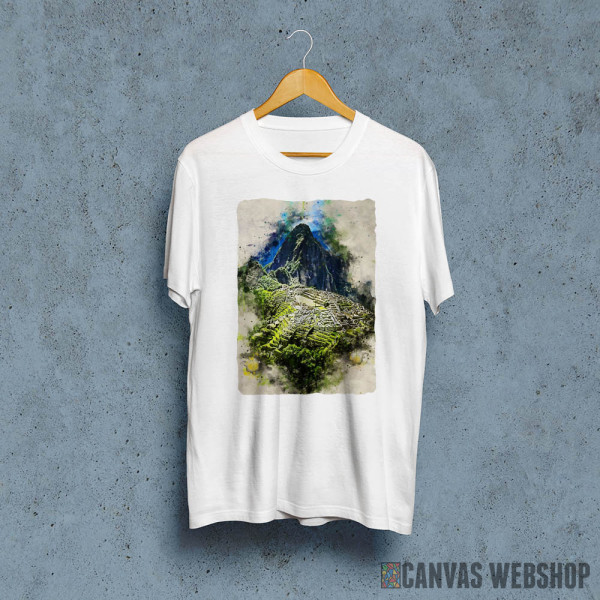 Machu Picchu in Watercolor