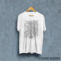 Madrid mapa - white