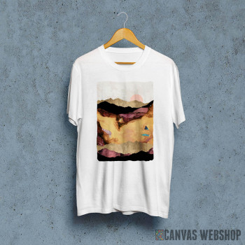 Mauve and Gold Mountains