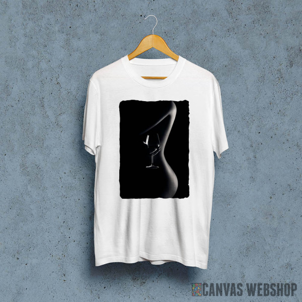 Nude woman red wine 3