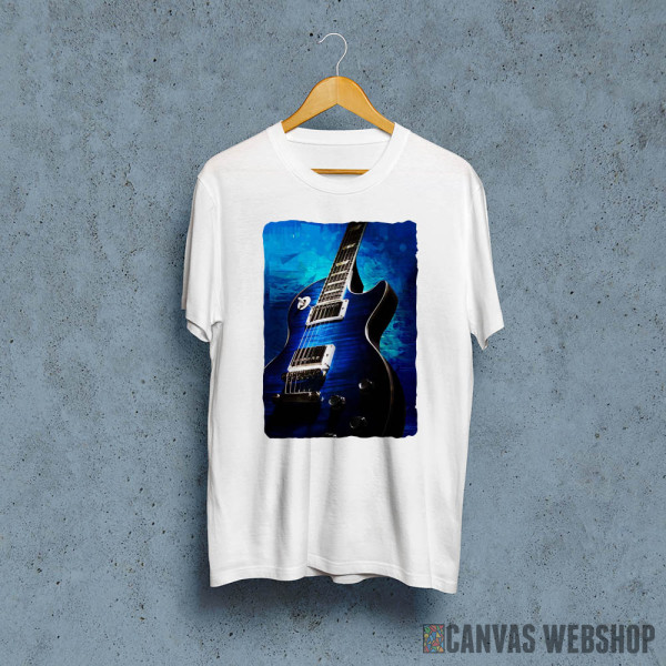 Plava električna gitara Plava električna gitara