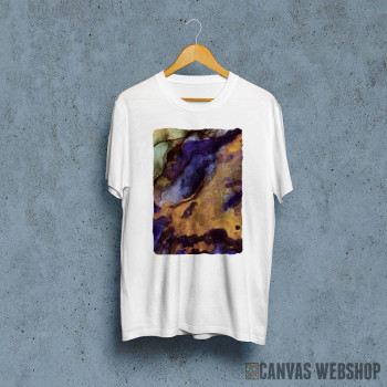 Purple and Gold Abstract