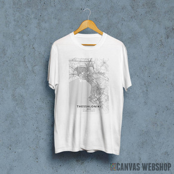 Solun mapa - white