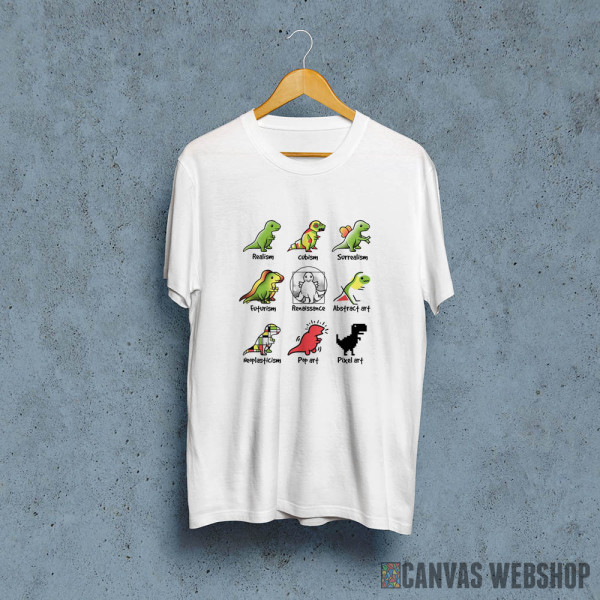T-rex art styles