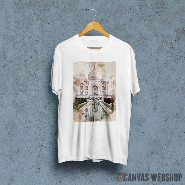 Taj Mahal in Watercolor