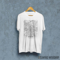 Varšava mapa - white