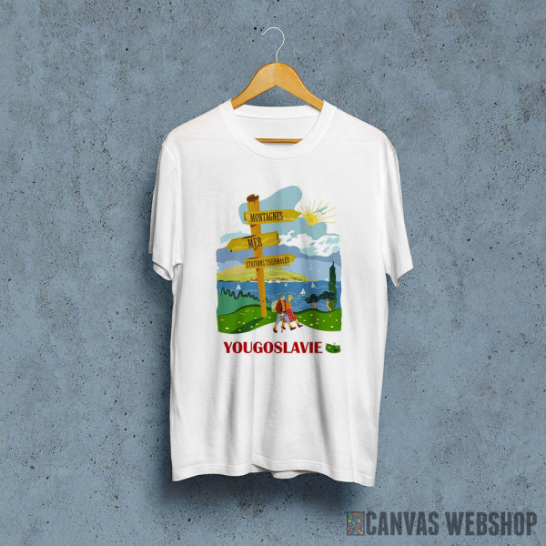 Yugoslavia road sign