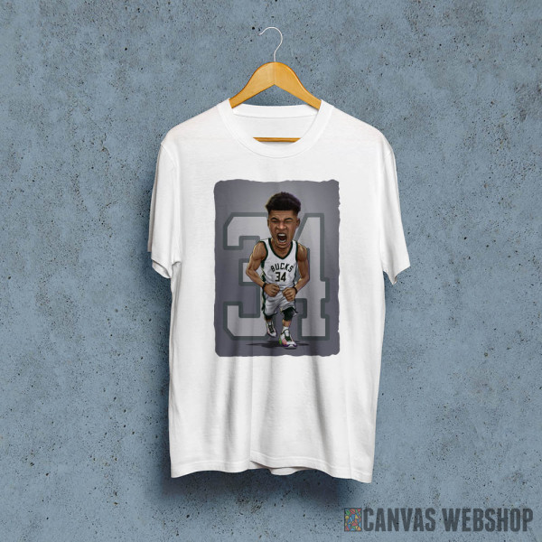karikatura Giannis Antetokounmpo karikatura Giannis Antetokounmpo