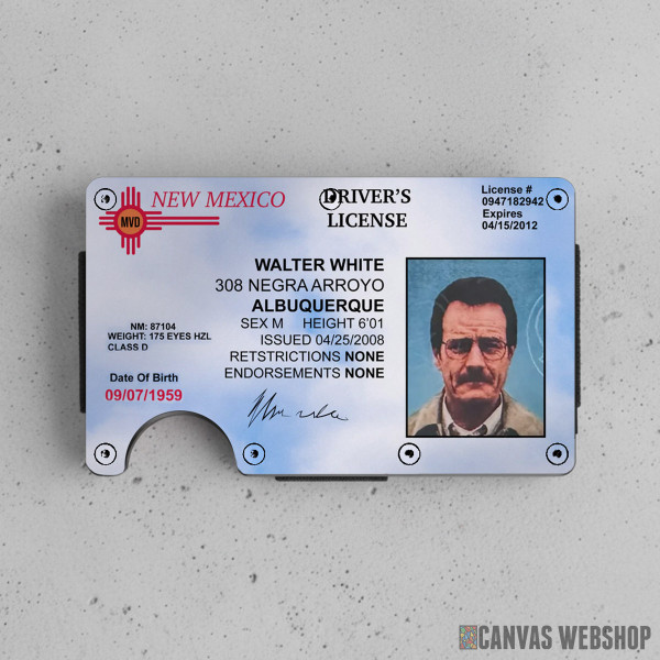 Novčanik Walter White vozačka dozvola Novčanik Walter White vozačka dozvola