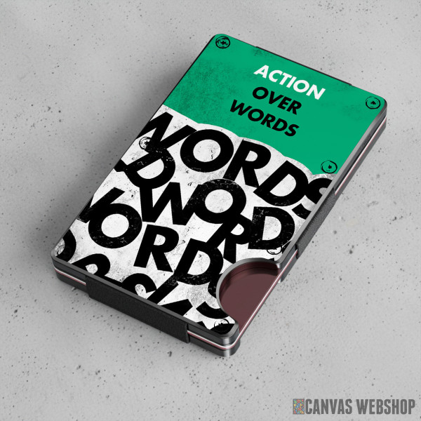 Novčanik Action over words Novčanik Action over words