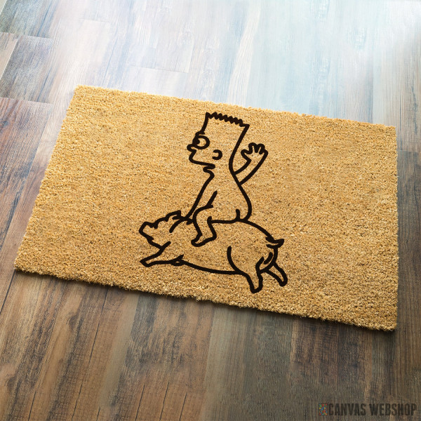 Otirač Bart jaše prase