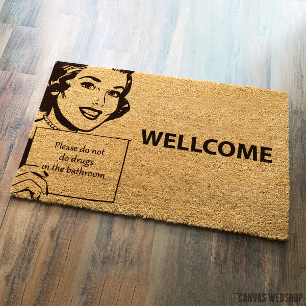 Otirač Dont do drugs in the bathroom