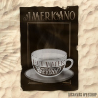 Peškir Americano Coffee Sign