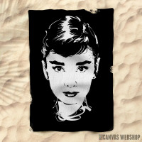 Peškir Audry black and white