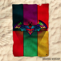 Peškir Batman amblem mozaic Peškir Batman amblem mozaic