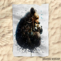 Peškir Bears watercolor