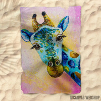 Peškir Blue giraffe