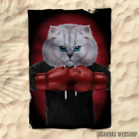 Peškir Boxer Cat Boxing Champion